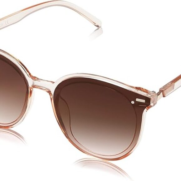 Sunglasses Womens Trendy 2025 Classic Round Retro Vintage Shades Large Frame main image 4